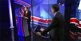 Healey and Diehl in debate